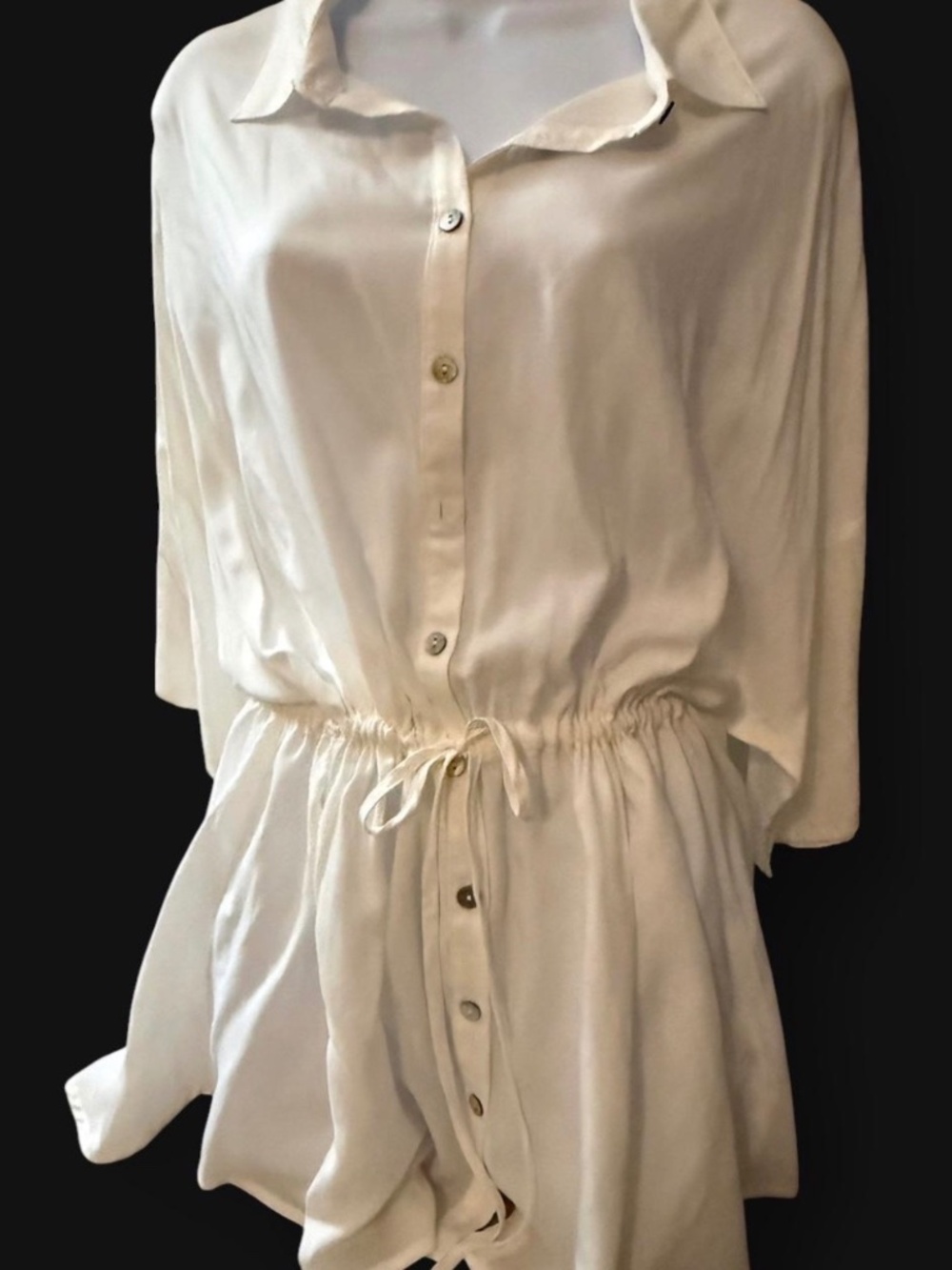 Boutique la lavone Button Up Top (Medium)_